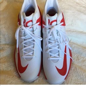 Nike Zoom KD Trey 5 IV white Red basketball shoes
